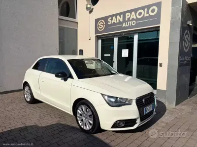 Usata Audi A1 Ambition 86 CV (63 kW) 2011 Bianco Utilitaria