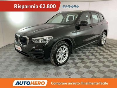 Usata BMW X3 Advantage 190 CV (139 kW) 2021 Nero SUV
