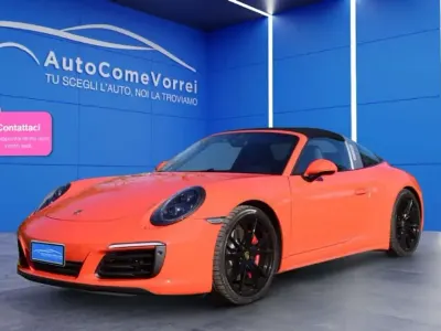 Usata Porsche 911 Targa 4S 420 CV (308 kW) 2016 Arancione Cabrio