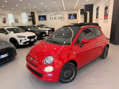 Usata Fiat 500C Lounge 69 CV (50 kW) 2023 Rosso metallizzato Cabrio