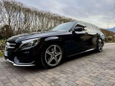 Usata Mercedes C220 Premium 170 CV (125 kW) 2018 Nero Station wagon
