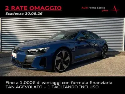 Usata Audi e-tron GT quattro Ambiente 350 kW (476 CV) 2022 Blu ascari metallizzato Berlina