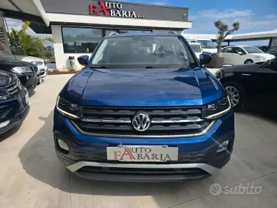 Usata VW T-Cross Advance 95 CV (69 kW) 2020 Blu SUV