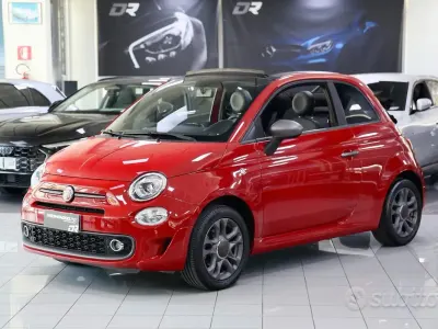 Usata Fiat 500C S 69 CV (50 kW) 2016 Rosso Cabrio