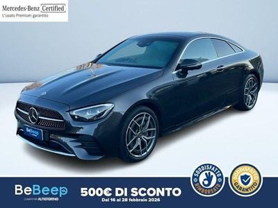 Usata Mercedes E220 Premium Plus 194 CV (142 kW) 2022 Grigio Coupé
