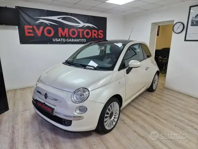 Usata Fiat 500 Lounge 69 CV (50 kW) 2009 Bianco Cabrio