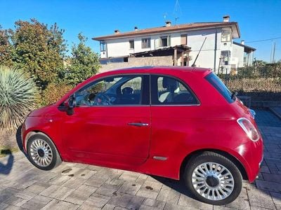 Usata Fiat 500 Lounge 69 CV (50 kW) 2009 Rosso Utilitaria
