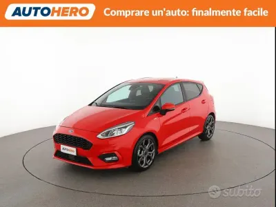 Usata Ford Fiesta 84 CV (61 kW) 2018 Rosso Utilitaria