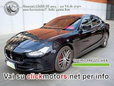 Usata Maserati Ghibli 275 CV (202 kW) 2014 Nero Berlina