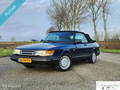 Usata Saab 900 Cabriolet 145 CV (106 kW) 1992 Blu Cabrio