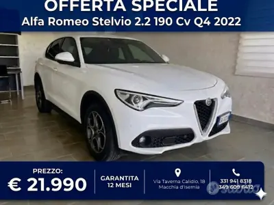 Usata Alfa Romeo Stelvio Ti 190 CV (139 kW) 2022 Bianco SUV