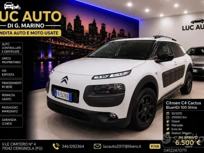 Usata Citroën C4 Cactus Shine 99 CV (72 kW) 2015 Utilitaria
