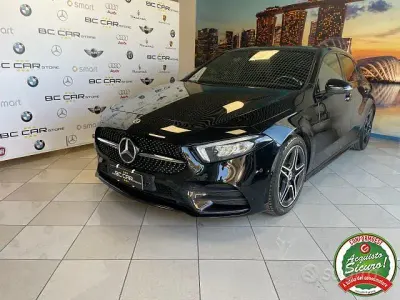 Usata Mercedes A180 Premium 136 CV (100 kW) 2019 Nero Berlina
