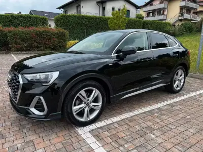 Käytetty Audi Q3 S-Line 150 HP (110 kW) 2022 Musta Katumaasturi