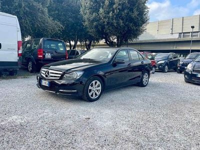 Usata Mercedes C200 Avantgarde 136 CV (100 kW) 2013 Nero Berlina