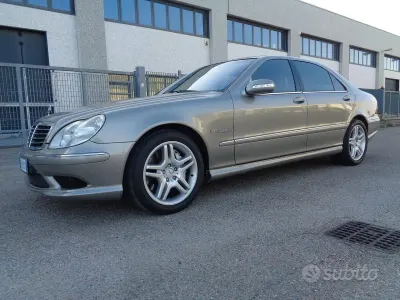 Usata Mercedes S500 AMG 500 CV (367 kW) 2003 Grigio Berlina