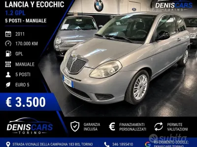 Usata Lancia Ypsilon Platinum 77 CV (56 kW) 2011 Grigio Utilitaria