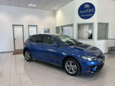 Usata VW Polo R-line 110 CV (80 kW) 2022 Blu/azzurro Utilitaria