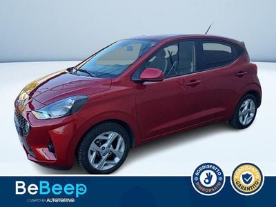 Usata Hyundai i10 67 CV (49 kW) 2022 Rosso metallizzato Utilitaria