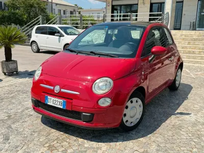 Usata Fiat 500 Pop 69 CV (50 kW) 2009 Rosso Cabrio