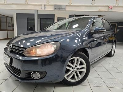 Usata VW Golf VI Highline 105 CV (77 kW) 2011 Blu Utilitaria