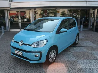 Usata VW up! move up! 75 CV (55 kW) 2018 Azzurro Utilitaria