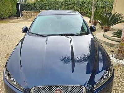Usata Jaguar XF 200 CV (147 kW) 2015 Blu Coupé