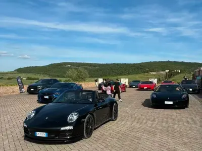 Usata Porsche 997 385 CV (283 kW) 2011 Nero Cabrio