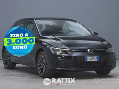 Usata VW Golf VIII Life 150 CV (110 kW) 2020 Nero Berlina