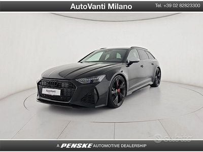 Usata Audi RS6 Ambiente 600 CV (441 kW) 2022 Nero Station wagon