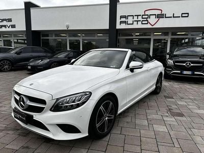 Usata Mercedes C220 194 CV (142 kW) 2021 Bianco Cabrio