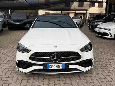 Usata Mercedes C220 AMG line 197 CV (144 kW) 2024 Bianco Berlina
