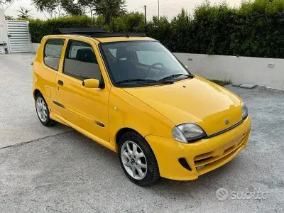 Usata Fiat Seicento Abarth 55 CV (40 kW) 2000 Giallo Utilitaria