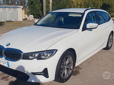 Usata BMW 320 Sport Line 190 CV (139 kW) 2020 Bianco Station wagon