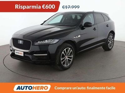 Usata Jaguar F-Pace R-Sport 105 CV (77 kW) 2018 Nero SUV