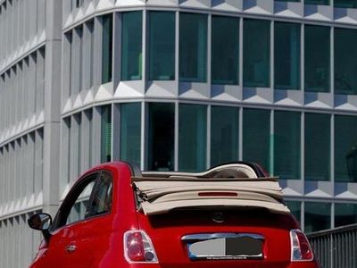 Usata Fiat 500C 69 CV (50 kW) 2018 Rosso Cabrio