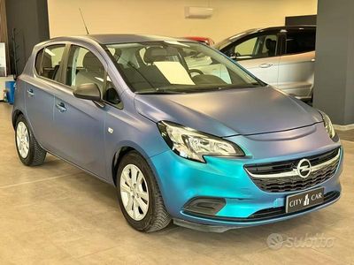 Usata Opel Corsa 70 CV (51 kW) 2015 Blu Utilitaria
