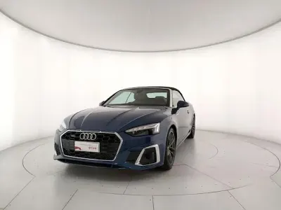Usata Audi A5 Cabriolet S-Line 204 CV (150 kW) 2023 9w blu ascari metallizzato Cabrio
