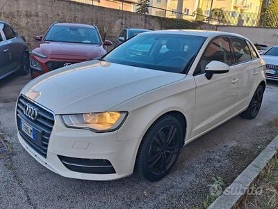 Usata Audi A3 Ambition 105 CV (77 kW) 2014 Bianco Berlina