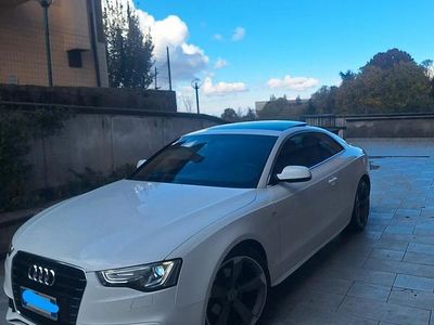 Käytetty Audi A5 S-Line 177 HP (130 kW) 2014 Valkoinen Coupe - kaksiovinen