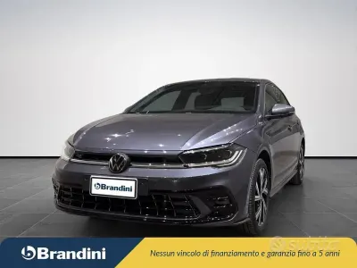 Usata VW Polo R-line 110 CV (80 kW) 2022 Bianco Utilitaria