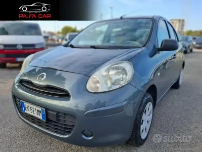 Usata Nissan Micra Visia 80 CV (58 kW) 2011 Gray Utilitaria