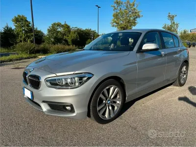 Usata BMW 116 Advantage 109 CV (80 kW) 2018 Grigio Utilitaria