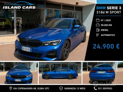 Usata BMW 318 M Sport 150 CV (110 kW) 2020 Bluazzurro Berlina