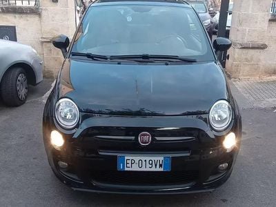 Käytetty Fiat 500S Lounge 69 HP (50 kW) 2013 Musta Viistoperä