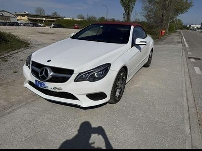 Usata Mercedes E220 Premium 170 CV (125 kW) 2014 Bianco Cabrio