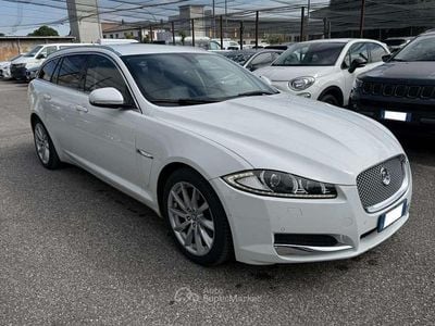 Usata Jaguar XF Sportbrake Portfolio 200 CV (147 kW) 2013 Bianco metallizzato Station wagon