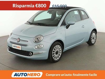 Usata Fiat 500C Dolcevita 71 CV (52 kW) 2022 Blu/azzurro Cabrio
