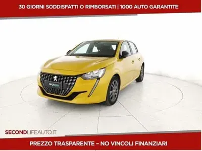 Usata Peugeot 208 Active 102 CV (75 kW) 2022 Giallo Utilitaria