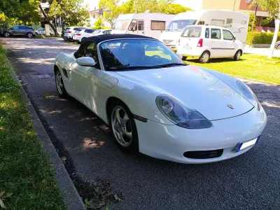 Usata Porsche Boxster 204 CV (150 kW) 1998 Bianco Cabrio